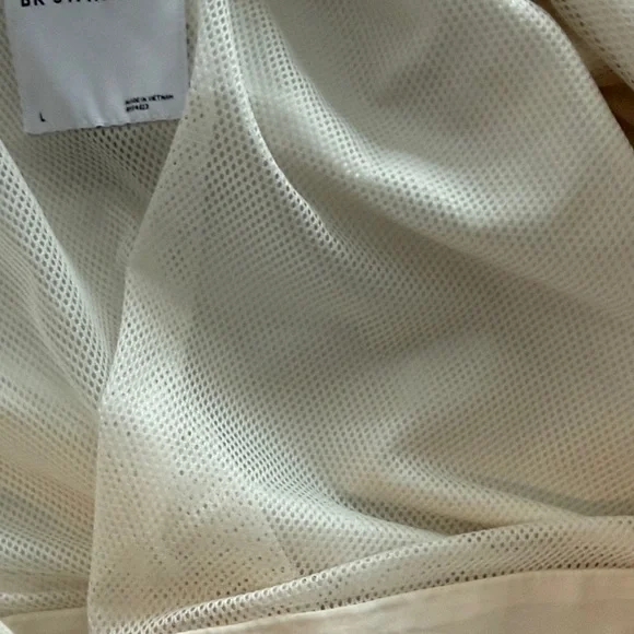 BR STANDARD Cream Hooded Jacket Raincoat sz l - Picture 5 of 8